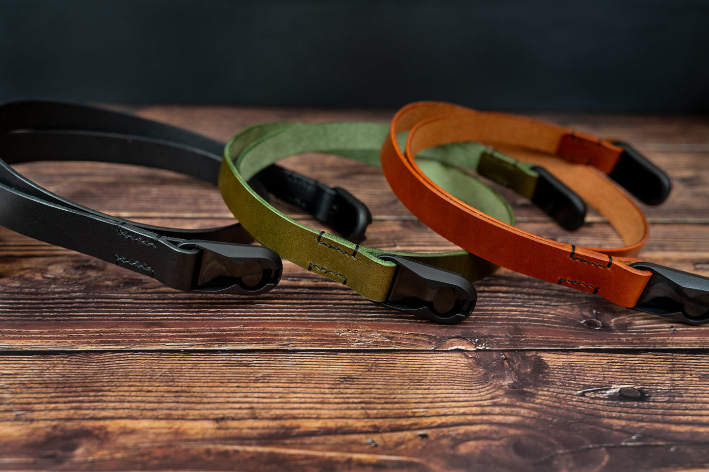 Leather Camera Wrist Strap made with Peak Design Anchor Links