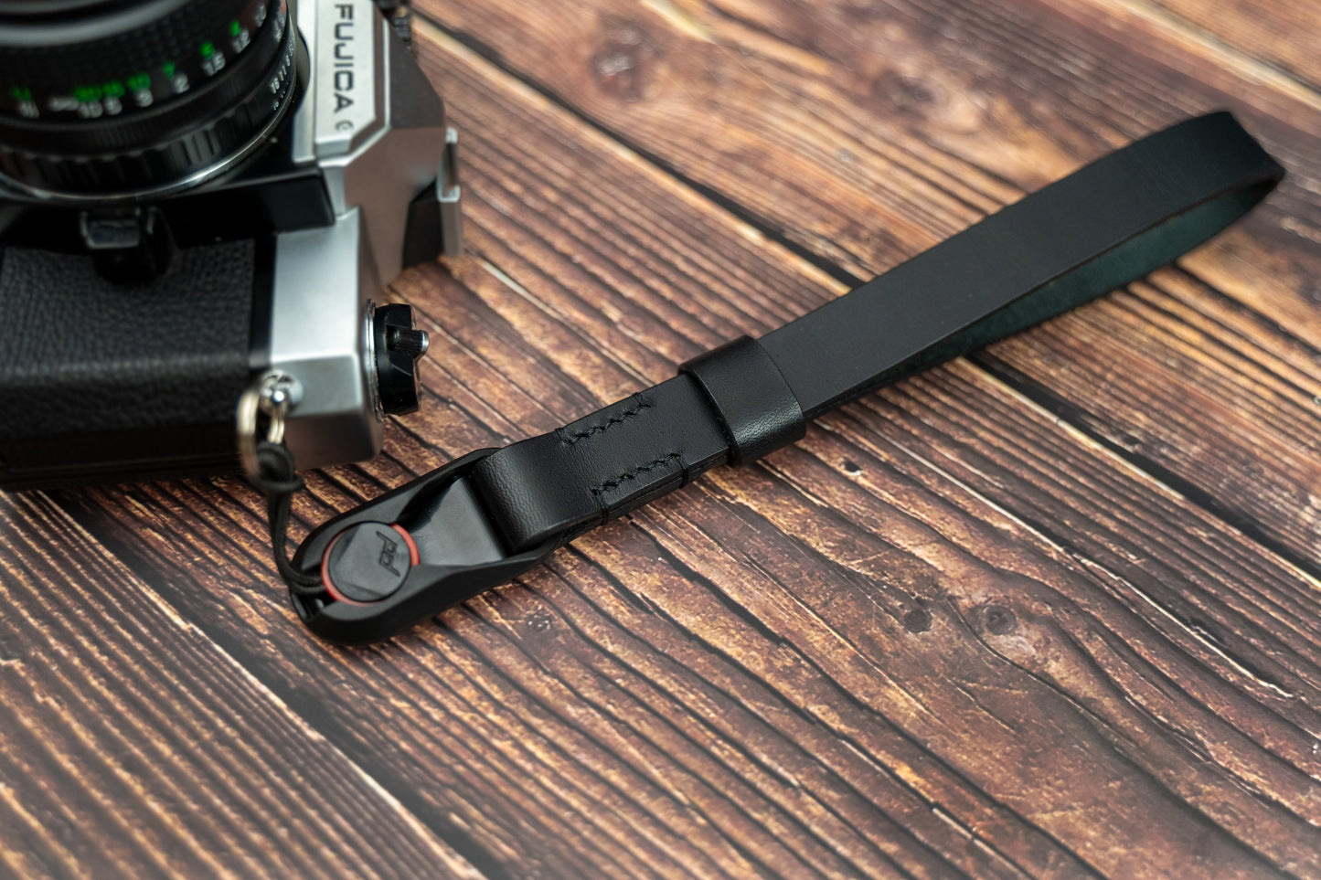 Leather Camera Wrist Strap made with Peak Design Anchor Links