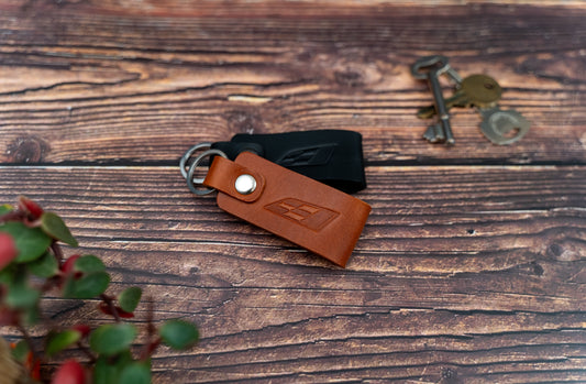 SEAT Cupra race leather car keyring