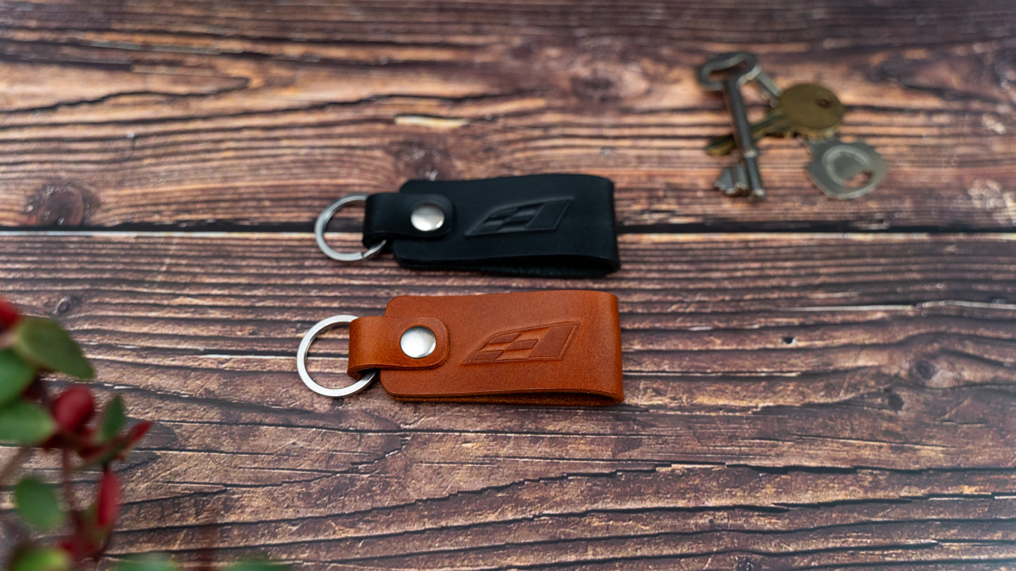 SEAT Cupra race leather car keyring