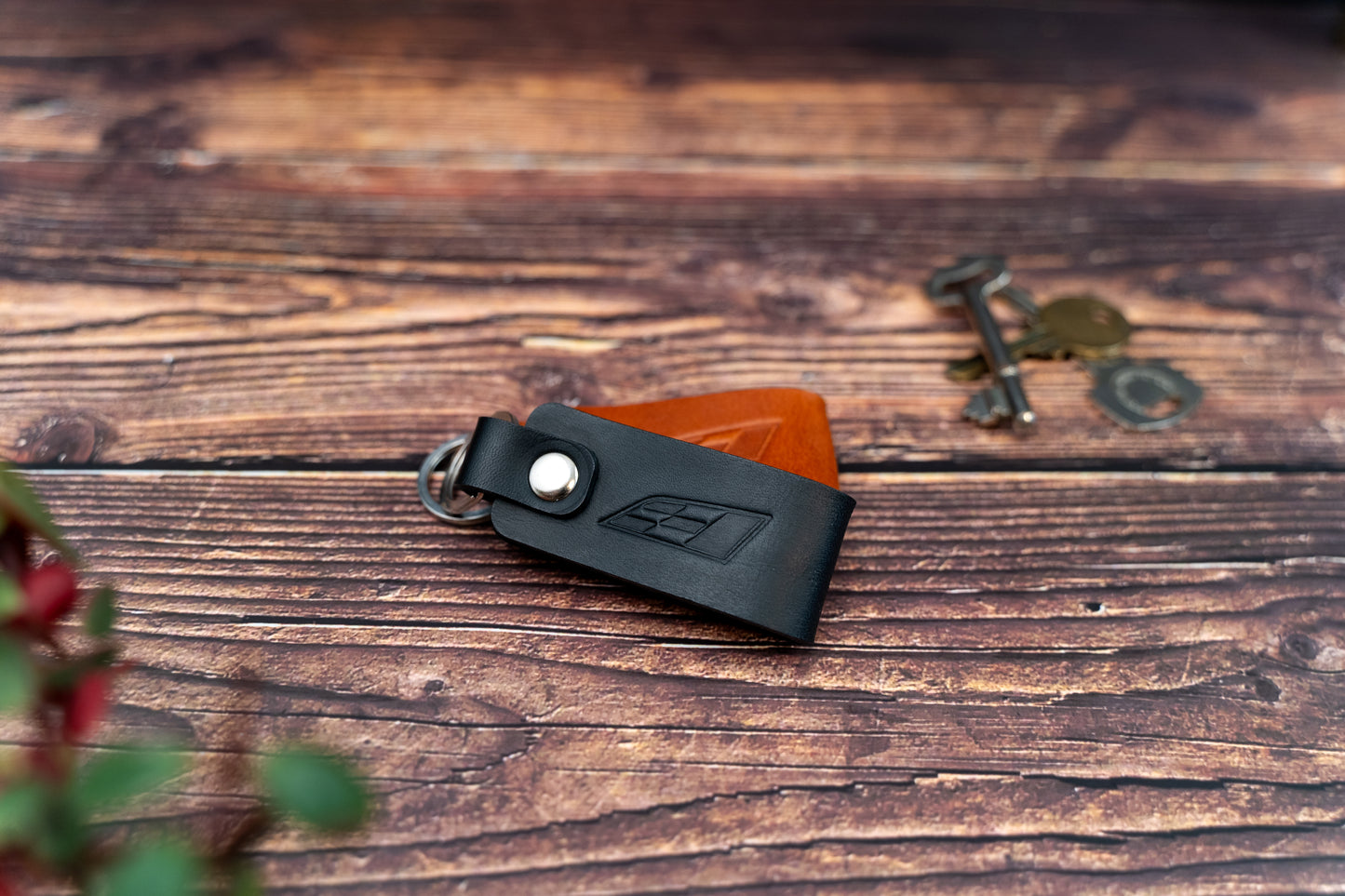 SEAT Cupra race leather car keyring