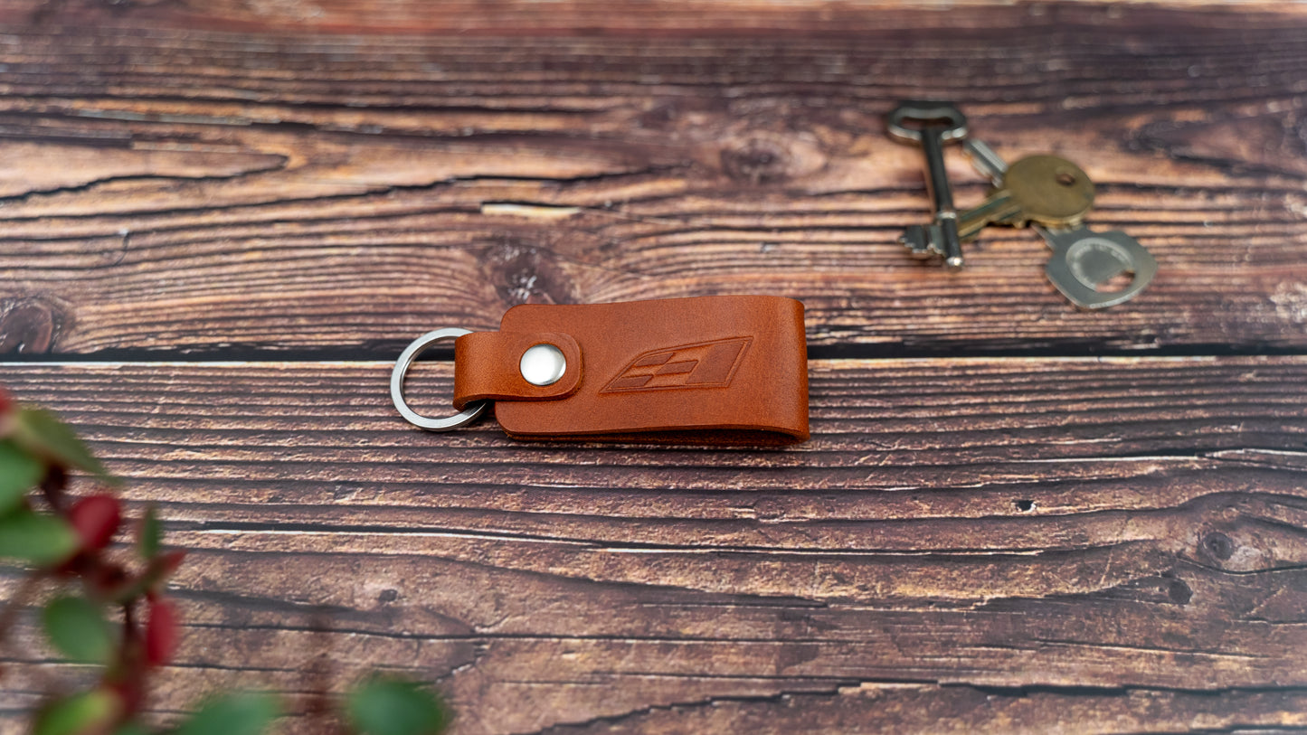 SEAT Cupra race leather car keyring