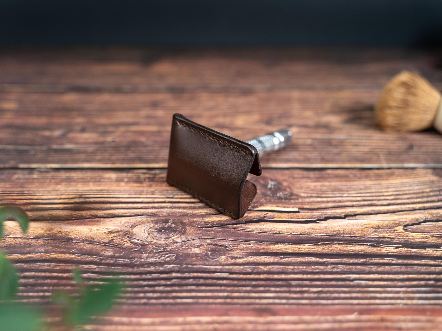 Leather Safety Razor Cover