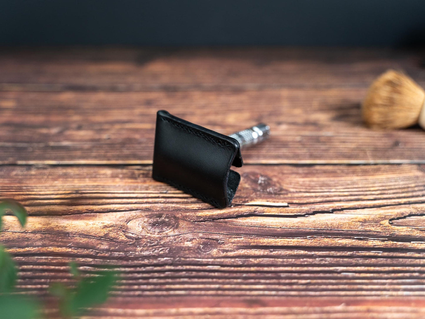 Leather Safety Razor Cover